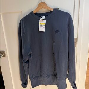 Nike Men's Blue NWT crewneck - small